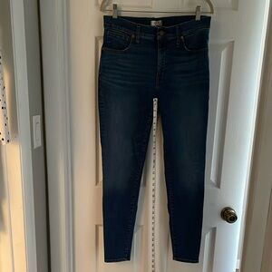 Madewell Blue Skinny Jeans Classic Fit